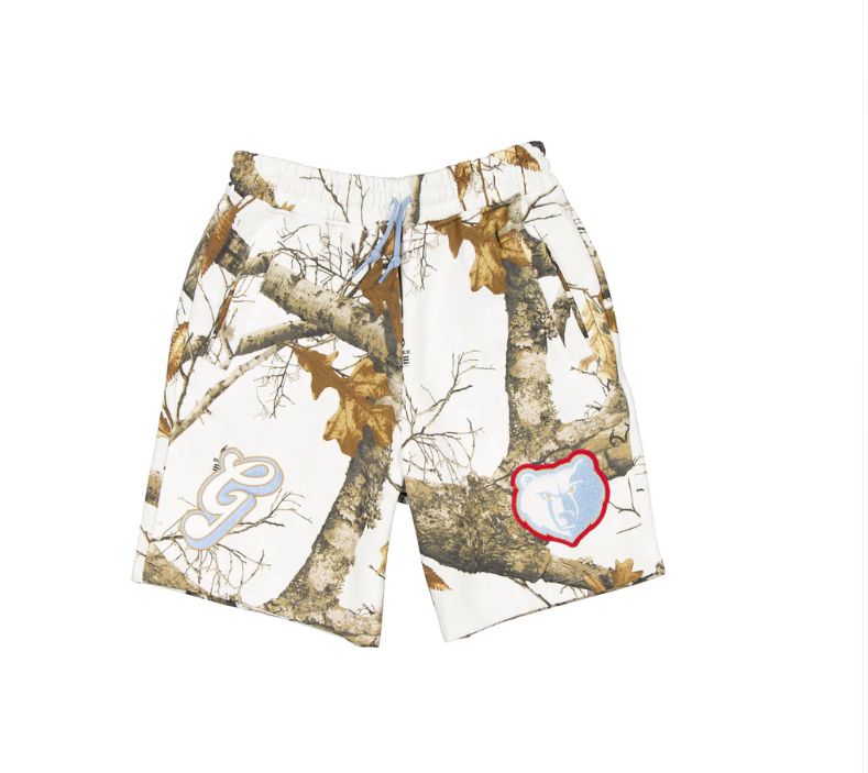 Men 2025 NBA Memphis Grizzlies shorts style 1